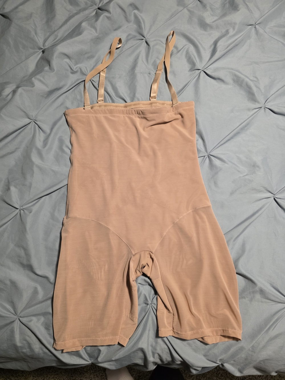 Ping Nude High-Waist Shaping Bodysuit with Adjustable Straps